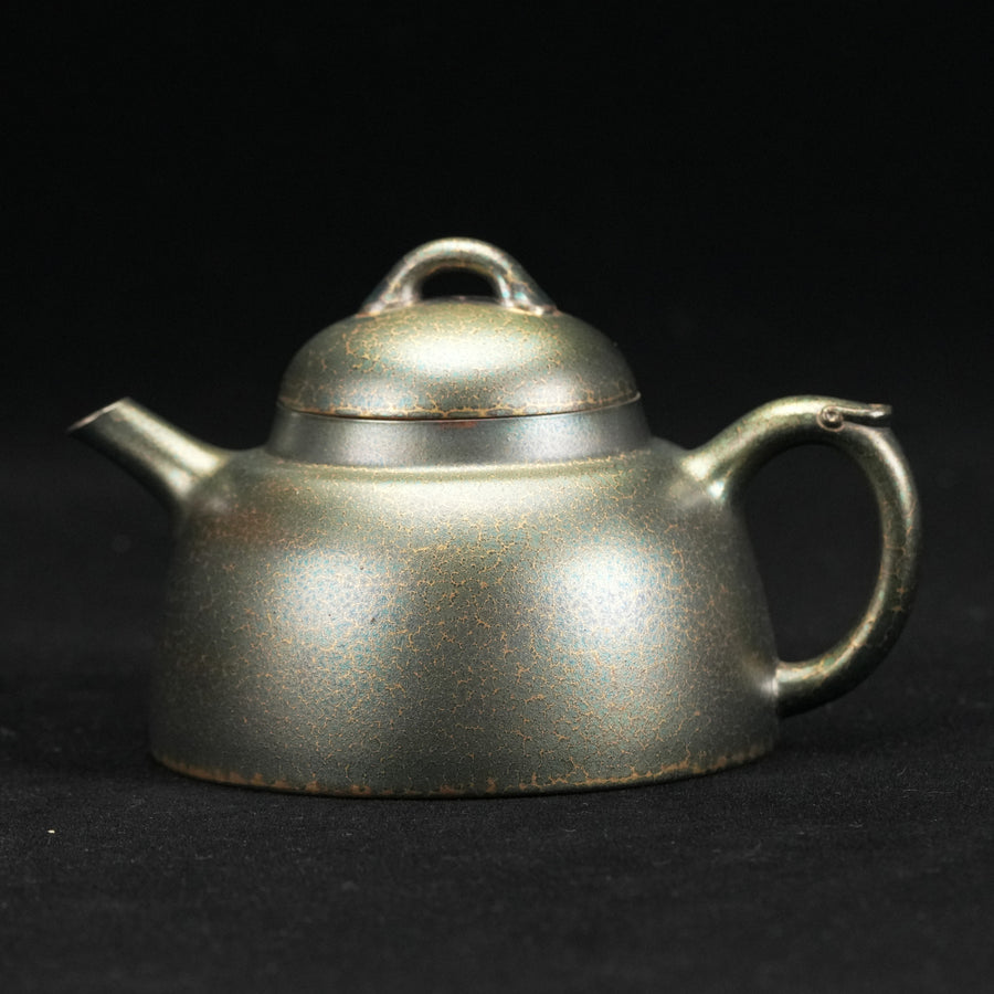Yuquan | Cat's-Eye Green Duan Clay | Handmade Yixing Teapot